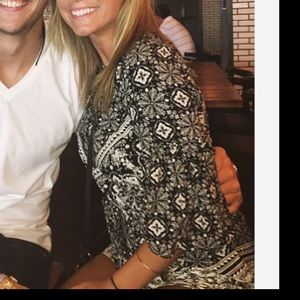 Black and White Design Romper